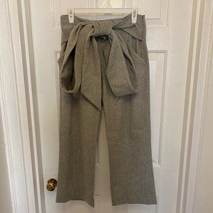 Sally LaPointe Grey Wool Pants